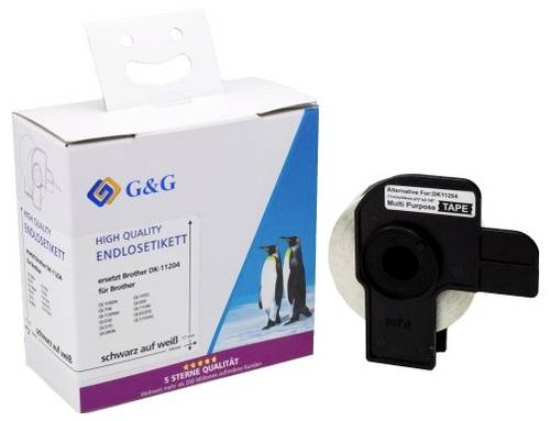 G&G Etiketten 17 x 54mm ET-B-G-11204 Adress-Etiketten von G&G