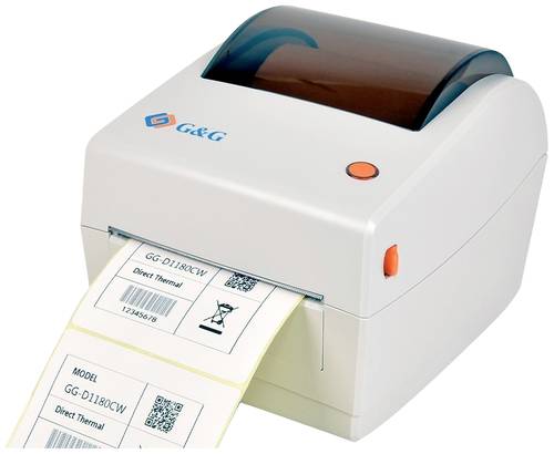 G&G GG-D1180CW Etiketten-Drucker Thermodirekt 203 x 203 dpi Etikettenbreite (max.): 104mm USB von G&G