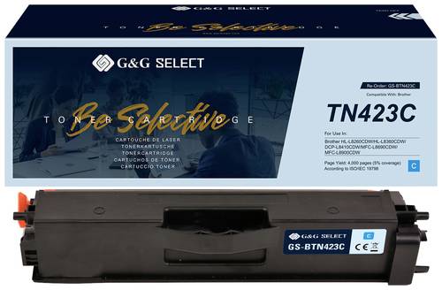 G&G Toner ersetzt Brother TN-423C Kompatibel Cyan TN-423C GS-BTN423C von G&G