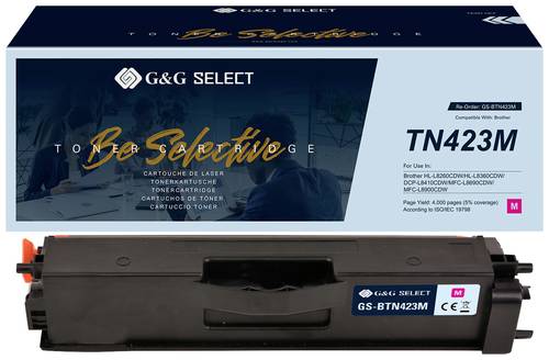 G&G Toner ersetzt Brother TN-423M Kompatibel Magenta TN-423M GS-BTN423M von G&G