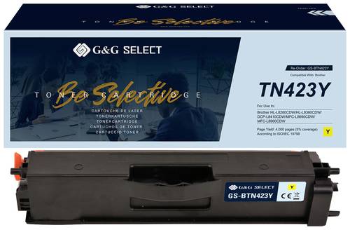 G&G Toner ersetzt Brother TN-423Y Kompatibel Gelb TN-423Y GS-BTN423Y von G&G