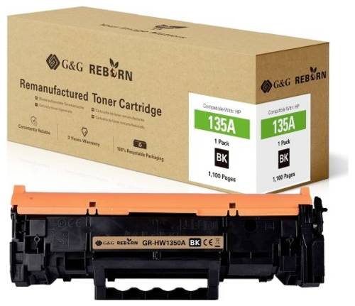 G&G Toner ersetzt HP 135A Kompatibel Schwarz 1100 Seiten Reborn remanufactured 21255 von G&G