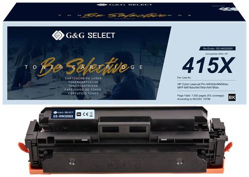 G&G Toner ersetzt HP 415X Kompatibel Schwarz W2030X GS-HW2030X(415X) von G&G