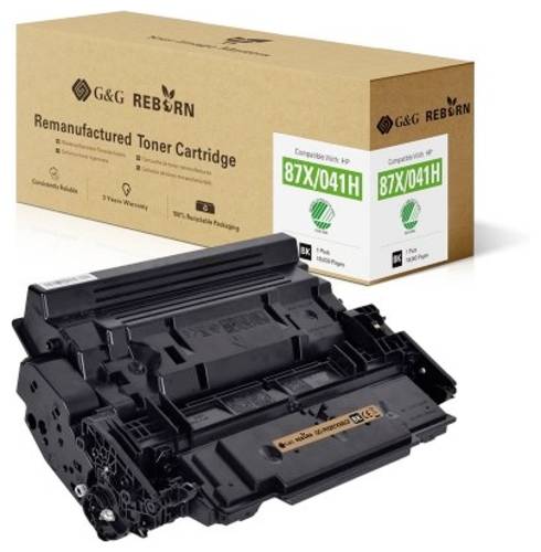 G&G Toner ersetzt HP 87X Kompatibel Schwarz 18000 Seiten Reborn remanufactured 21243 von G&G