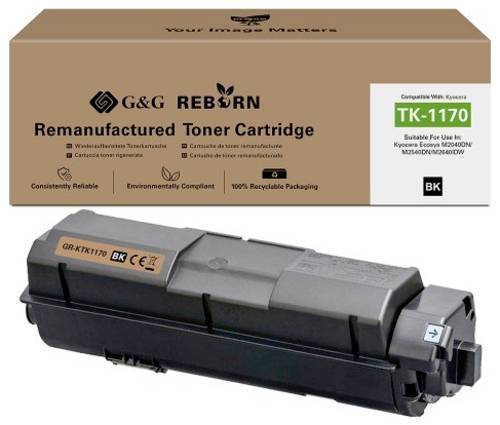 G&G Toner ersetzt Kyocera TK-1170 Kompatibel Schwarz 7200 Seiten Reborn remanufactured 21099 von G&G