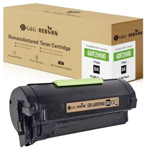 G&G Toner ersetzt Lexmark 602H Kompatibel Schwarz 10000 Seiten Reborn remanufactured 21315 von G&G