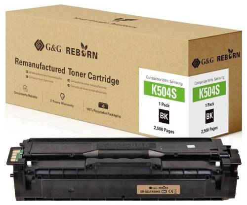 G&G Toner ersetzt Samsung K504S Kompatibel Schwarz 2500 Seiten Reborn remanufactured 21320 von G&G