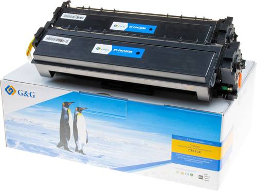 G&G Toner ersetzt HP 410X, CF410X, CF410XD Kompatibel 2er-Pack Schwarz 6500 Seiten 14996 von G&G