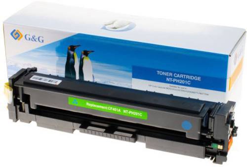 G&G Toner ersetzt HP 201A, CF401A Kompatibel Cyan 1400 Seiten 14368 von G&G