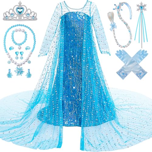 G.C Eiskönigin Elsa Kostüme Kleid Mädchen (100cm) von G.C