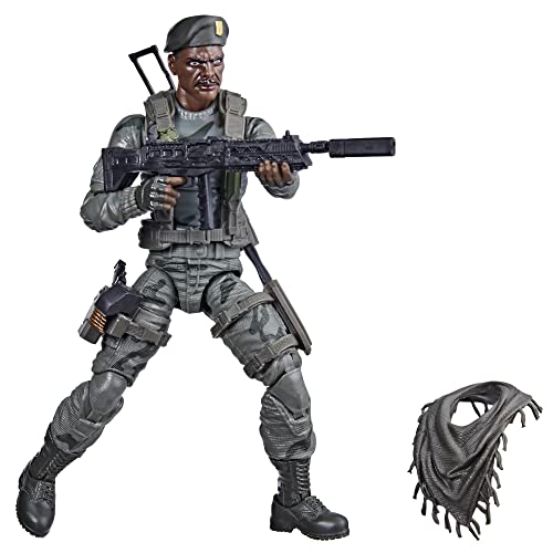 G.I. Joe Joe Klassifizierte Serie Lonzo Stalker Wilkinson Actionfigur 46 Sammelspielzeug, mehrere Zubehörteile 15,2 cm Maßstab, benutzerdefinierte Paketkunst, F4024, Mehrfarbig von G.I. Joe