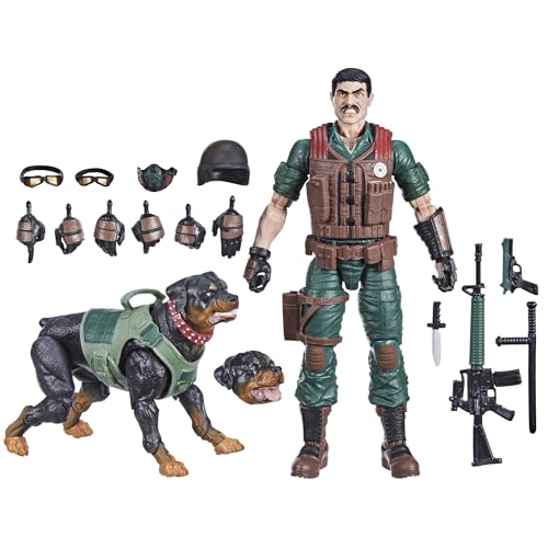 G.I. Joe Classified Series #113, Mutt & Junkyard, Sammelfigur 15,2 cm Actionfigur & Haustier mit 16 Zubehörteilen von G.I. Joe