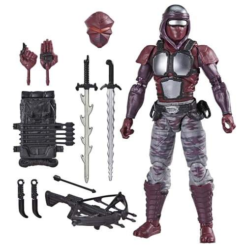 G.I. Joe Classified Series #121, Night-Creeper, Sammelfigur Ninja Actionfigur mit 10 Zubehörteilen von G.I. Joe