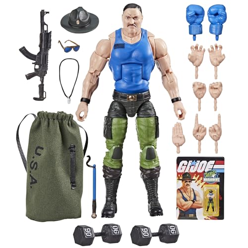 G.I. Joe Classified Series #129 - Mad Marauders SGT Slaughter, Sammelfigur 15,2 cm Actionfigur mit 18 Zubehörteilen von G.I. Joe