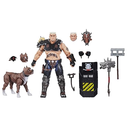 G.I. Joe Classified Series #135, Dreadnok Road Pig & Rawkus, Sammelfigur 15,2 cm, Actionfigur mit Pet Dog Pit Bull Figur und 10 Zubehörteilen von G.I. Joe