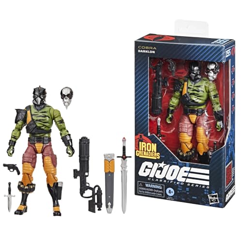 G.I. Joe Classified Series #155, Darklon, Sammelfigur 15,2 cm, Actionfigur mit 6 Zubehörteilen G.I. Joe Classified Series #155, Darklon, Sammelfigur 15,2 cm, Actionfigur mit 6 Zubehörteilen von G.I. Joe