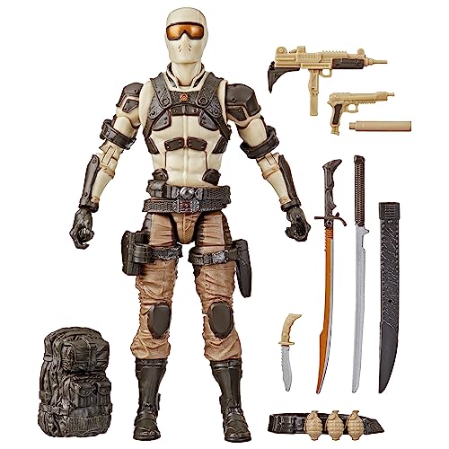 G.I. Joe Classified Series Desert Commando Snake Eyes, Collectible G.I. Joe Actionfiguren 92 6 Zoll Actionfiguren für Jungen & Mädchen mit 9 Zubehör G.I. Joe Classified Series Desert Commando Snake Eyes, Collectible G.I. Joe Actionfiguren 92 6 Zoll Actionfiguren für Jungen & Mädchen mit 9 Zubehör von G.I. Joe