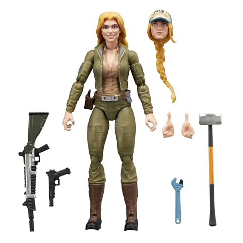 G.I. Joe Classified Series Retro Cardback Courtney "Cover Girl" Krieger, Sammelfigur 15.2 cm Actionfigur mit 9 Zubehörteilen G.I. Joe Classified Series Retro Cardback Courtney "Cover Girl" Krieger, Sammelfigur 15.2 cm Actionfigur mit 9 Zubehörteilen von G.I. Joe