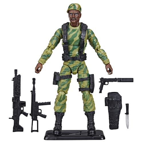 G.I. Joe Classified Series Retro Cardback SGT. Stalker, Sammelfigur 15,2 cm, Actionfigur mit 8 Zubehörteilen von G.I. Joe