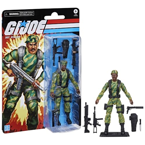 G.I. Joe Classified Series Retro Cardback SGT. Stalker, Sammelfigur 15,2 cm, Actionfigur mit 8 Zubehörteilen G.I. Joe Classified Series Retro Cardback SGT. Stalker, Sammelfigur 15,2 cm, Actionfigur mit 8 Zubehörteilen von G.I. Joe