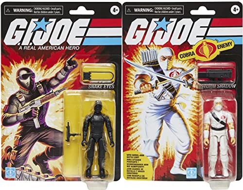 G.I. Joe Retro Collection Snake Eyes and Storm Shadow Exclusive 9,5 cm Actionfigur 2er Pack von G.I. Joe