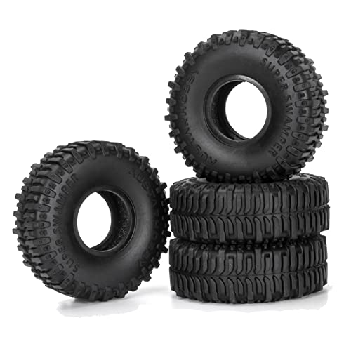 GABEALF 1,0-Weichgummi-Radreifen 55 X 23 mm Rock Terrain für 1/24 RC Crawler Car Axial SCX24 TRX4M Ersatzteile von GABEALF