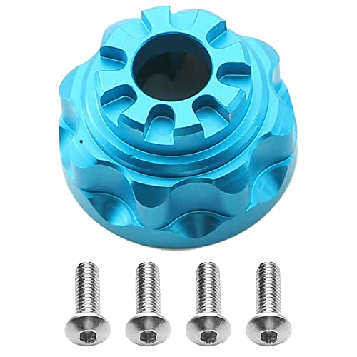 GABEALF 1 StüCk Metall-Universal-DifferentialträGer Vorne/Hinten für RC-Car 1/10 TRX4-4 -6, Blau von GABEALF