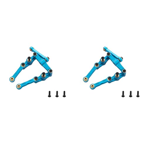 GABEALF 2X Aluminium Kugellager Kurbel Lenkung Verbindungssatz für TT02 TT-02 TT-02D 1/10 RC Drift Autoteile,1 von GABEALF