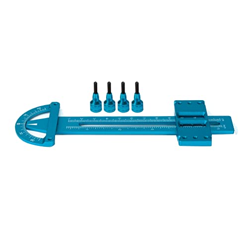 GABEALF Metal Shock Synchronizer Balance Measurement Left Right HäRteeinstellwerkzeug, Blau von GABEALF