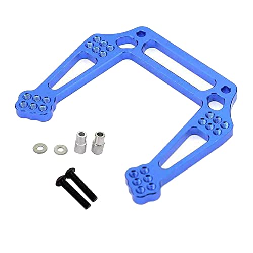 GABEALF Stoßdämpferhalterung Vorne Halterung Halterung für 1/10 Slash 2WD RC Car Ersatzteile Blau von GABEALF