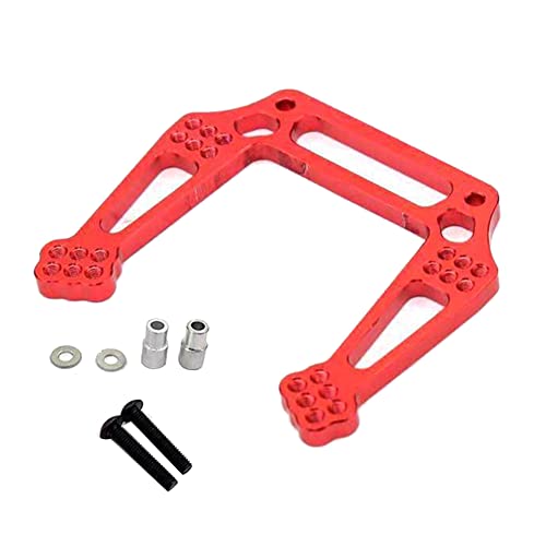 GABEALF Vordere Stoßdämpferhalterung Halterung Halterung für 1/10 Slash 2WD RC Auto Ersatzteile Rot von GABEALF