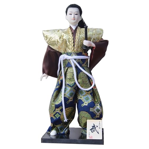 GADAW 12 Zoll Japanische Samurais Puppen Mit Traditionellen Kimonos Für Display Und Sammlung von GADAW