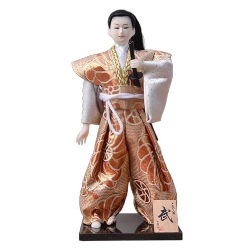 GADAW 12 Zoll Japanische Samurais Puppen Mit Traditionellen Kimonos Für Display Und Sammlung von GADAW