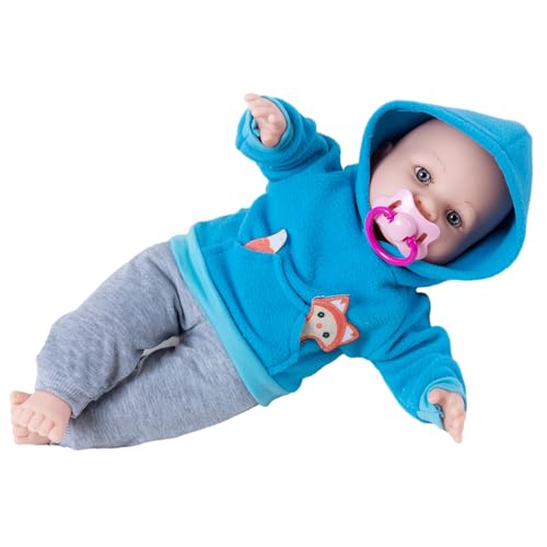 GADAW 41 cm Realistische Schlafpuppe Stofftier Mit Schönem Gesicht Lebensecht Pädagogische Reborns BoutiqueCollection Kinderpartygeschenk von GADAW