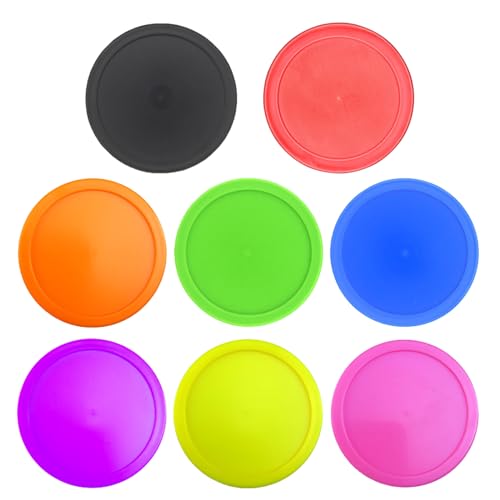 GADAW 8Pcs Runde Hockey Pucks Air Hockey Pucks Ersatz Schwere Hockey Tische Pucks Für Spiel Tische Ausrüstung von GADAW