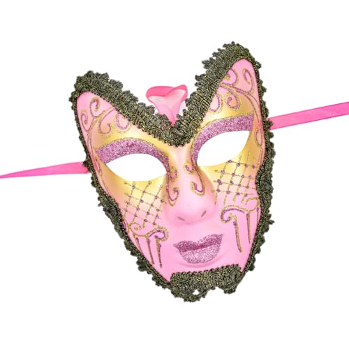 GADAW Maskerade Vollgesichts-Maskerade-Kostüm, Zubehör für Männer und Frauen, Maskerade, Halloween, Abschlussbälle, Motto-Partys von GADAW