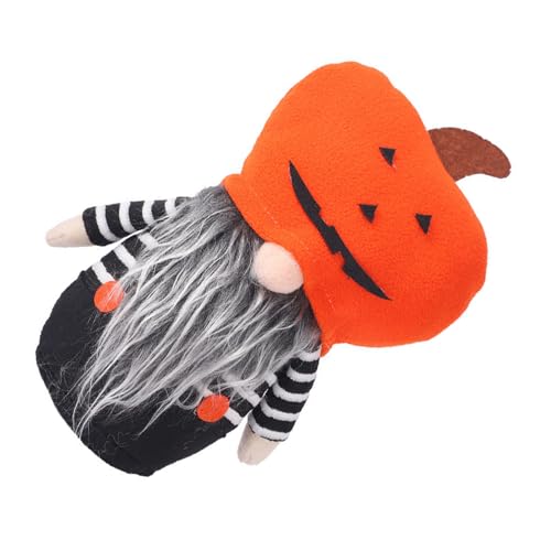 Halloween Dekoration Skandinavische Tomtes Plüsch Gnomes Puppen Mit Kürbishut Schreibtisch Ornament Feiertag Tisch Geschenk von GADAW