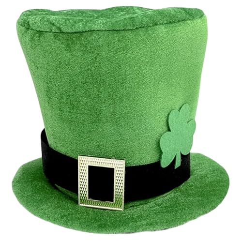 Shamrock Leprechaun Homburg Urlaub Zylinder Grün Panama Hut Porkpie Hut Überraschung Urlaub Kostüm Zubehör von GADAW