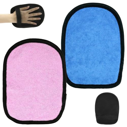 Beach Sand Wipe Off Handschuh, Fun Beach Sand Cleaner Remover Wipe Off Mitt Tools for Playtime, Summer Essentials Outdoor Activity Play for Beach Exercise and Water Sports von GADITIEK