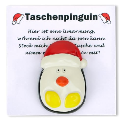 GADITIEK Positive Penguin Pocket Hug, Pinguin Geschenk Gute Besserung Geschenke Aufmunterung Anti Stress Sspielzeug Erwachsene Penguin Weihnachtsdekoration von GADITIEK