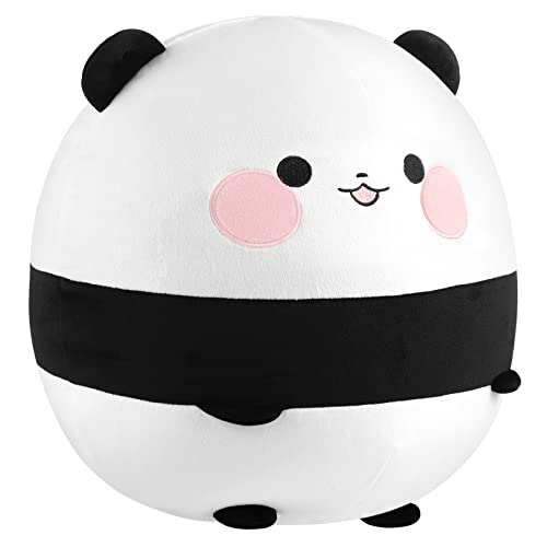 GAGAKU Panda Plüschkissen 30cm Panda Plüschtier Kuscheltie für Kinder Panda Erwachsene süßes Panda Stofftier Geschenk für Geburtstag Jahrestag von GAGAKU