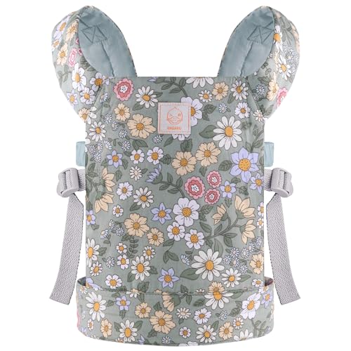 GAGAKU Puppentrage ab 3 Jahre Kinder, Babytrage Puppen Bauchtrage Puppenzubehör Tragesitz mit Verstellbaren Träger - Grün GAGAKU Puppentrage ab 3 Jahre Kinder, Babytrage Puppen Bauchtrage Puppenzubehör Tragesitz mit Verstellbaren Träger - Grün von GAGAKU