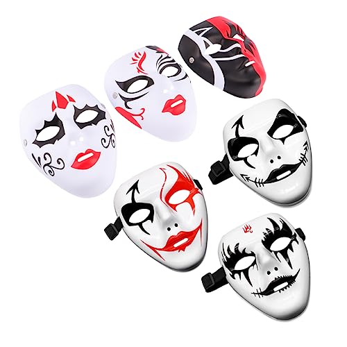 GALPADA 1 Satz 3St Cosplay Fuchs Halbe Face Maske halloween masken halloweenmaske halloween masks Maskenset Fuchs-Gesichtsmaske halber Fuchs Halbgesichtsmaske Schutzmaske Plastik Weiß von GALPADA