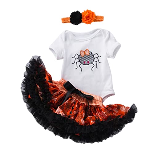 GALPADA 1 Satz Halloween-Kleideranzug Halloween Kostüme Strampler Kleidung für Babymädchen faschingskostüme halloween halloween-dekoration Halloween-Kostüme für Babys Baumwolle von GALPADA