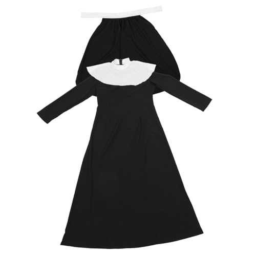 GALPADA 1 Satz Halloweenkostüm Frauenkleidung halloween costume the nun costume halloween outfit damenkleidung Damenkleider Frauen Cosplay Prop Halloween-Kleidung für Frauen Elasthan von GALPADA