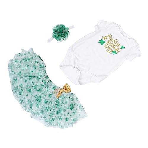 GALPADA Kleinkinder Cosplay Kleidung Baby Party Kleid St. Patricks Day Overall Rock von GALPADA