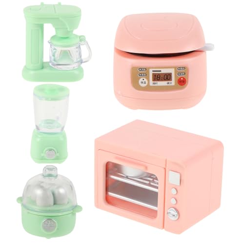 GALPADA 1 Satz Miniatur Küchengeräte für Puppenhäuser Realistischer Backofen Kaffeemaschine Eierkocher und Reiskocher für Kreatives Rollenspiel Perfektes Zubehör für Kleine und Mini GALPADA 1 Satz Miniatur Küchengeräte für Puppenhäuser Realistischer Backofen Kaffeemaschine Eierkocher und Reiskocher für Kreatives Rollenspiel Perfektes Zubehör für Kleine und Mini von GALPADA
