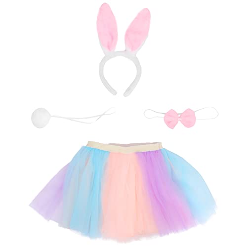 GALPADA 1 Satz Rock Für Mädchen Ostern Kopfschmuck Ostern Kleine Mädchen Cosplay Mädchen-tutu Ostern Kinderkostüm von GALPADA