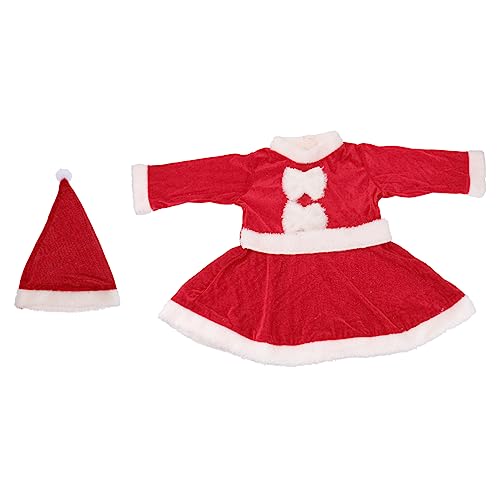 GALPADA 1 Satz Weihnachtsanzug für Mädchen Weihnachtskostüm für Mädchen Weihnachtsmannkostüm für Mädchen Weihnachtsmann-Outfits für Mädchen Weihnachtsoutfits von GALPADA