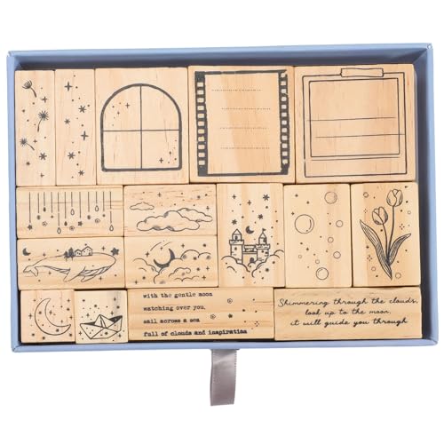 GALPADA 1 Schachtel Romantisches Holzstempel mit Kirschblütenmotiv für DIY Scrapbooking Kleine Holzstempel für Kartengestaltung Vielseitig Einsetzbar für Fotoalben Geschenkdekoration GALPADA 1 Schachtel Romantisches Holzstempel mit Kirschblütenmotiv für DIY Scrapbooking Kleine Holzstempel für Kartengestaltung Vielseitig Einsetzbar für Fotoalben Geschenkdekoration von GALPADA